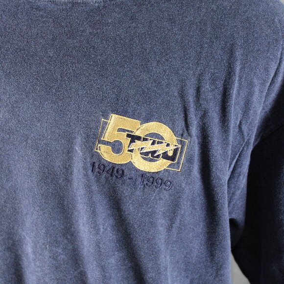 Winnipeg Blue Bombers Shirt (VTG) - Stone Wash 50th Anniversary - Men's Large - Picture 2 of 7